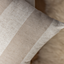 Innermor Ready Made Modern Style Striped Polyester and Linen Fabric Cushion Cover Throw Pillow