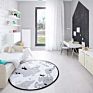 Ins Adventure World Map Black and White Diy Children's Room Decorations Children's Earth Game Play Crawling Mat