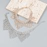 Ins Newest Layered Shiny Zircon Cz Fringe Anklet Gold Plated Crystal Tassel Anklets for Women Beach