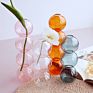 Ins Style Colorful Transparent Glass Hydroponics Plant Arrangement Vase