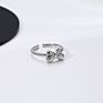 Ins Twist Ring Female Korean Personality Art Web Celebrity Design Thread Bow Open Ring