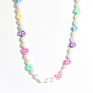 Irregular White Freshwater Pearl Seed Beads Collar Statement Plant Aesthetic Accessories Multicolor Flowers Necklace