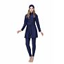 Islamic Three-Piece Swimwear with Hijab Middle East Modest Swimwear Long Burkini Muslim Style Swimwear for Women Beach Clothing
