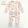 Jambear Organic Jumpsuit Baby Ruffle Sleepsuit Zip Baby Romper Infant Romper Sleep Organic Bamboo Fiber Infant Jumpsuit