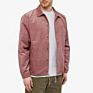 Japanese Style Embroidery 100% Cotton Corduroy Plain Pink Coaches Jacket