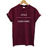 Jesus Everything Christian T Shirt Woman Cotton Tee Shirt Short Sleeve O Neck Oversized T-Shirt Streetwear