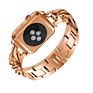 Jewelled Stainless Steel Chain Watch Bands for Apple Watch 6 Se 5 4 3 2 1 Diamond Bracelet Wrist Strap for Iwatch 38 40 42 44Mm