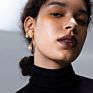 Jewelry Gold Color Irregular Knot Double Pearl Ear Clip Environmental Brass Earrings Lasting Color Retention E201148