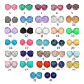 Jewelry Shining Glitter Girls Earings 12Mm Stainless Steel Women Star Color Bling Crystal Druzy Stud Earrings