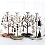 Jewelry Stand Display Set Tree Metal Bird and Tree Shape Bracelet Necklace Display Stand Display Stand Jewelry