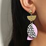 Juhu Indian Earrings Bohemian Jewelry Acrylic Cow Colorful Clay Cute Resin Earings for Women Earring