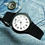 Kegllect Watch Simple Design Black Contracted Both Men and Women Watch