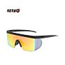 Kenbo Eyewear Arrivals Big Oversized One-Piece Lens Unisex Sunglasses Colorful Polarized Sports Sunglasses Uv400