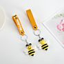 Keychains Little Bee Key Chain Creative Alligator Car Key Chain Car Key Chains