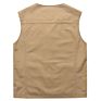 Khaki Dark Green Navy Blue Men Casual Sleeveless Vest Breathable Windproof Vest