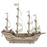 Kids Child World Famous Architecture Paris France Ship Model Model Gun 3D Wooden Puzzle Jigsaw Game for Adult