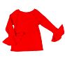 Kids Girls Fall T-Shirt Ribbed Raglan Shirts Tops Puffy Long Sleeves 3 Years Beautiful Model Baby Girl Fall Shirts