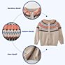 Kids Leopard Sweater Children Boy Girl Autumn Spring Knitted Cardigan Sweater Coat Toddler Jacket Outerwear Clothes
