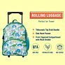 Kids Rolling Luggage School Trolley Bags for Boys and Girls Carry on Luggage Trolley School Bags Backpack for Overnight Travel