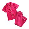 Kids Tales Silk Pajama Sets Satin Children Pajamas Short Set