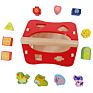 Kids Toys Montessori Educational Toys Farm House Geometric Shape Sorter Toy with Animals