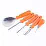 Kitchen Accessories Halloween Kitchen Tools Fruit Knife Pumpkin Carving Knife Set of 5 Pieces