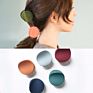 Korean Women Hair Accessories Candy Color Grab Hairpin Acrylic Disk Circular Ponytail Hair Claw Clips