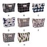 Kosmetiktasche Japanese Style Durable Canvas Make up Bag Zipper Cosmetic Storage Bag with Handle Makeup Organizer