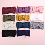 Kyo Baby Boys and Girls Sports Super Soft Wide Bow Headband Kids High Elastic Headband
