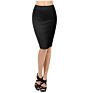 Ladies Spring Office Casual Bodycon Pencil Skirts Women Midi Knee Length Front Pockets Streetwear Bandage Skirt