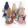 Ladies Sun Straw Hat Women Wide Brim Flower Beach Hats Outdoor Protection Women Designer Floppy Sunhats