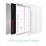 Large Pvc Magnetic Dry Erase Whiteboard for Home or Office Magnetic Calendar Monthly Planner to Do List 65*45Cm