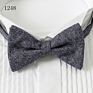 Last Design Mens Tuxedo Wool Bow Ties for Men Handmade