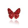 Latest Design Blue/Red Crystal Butterfly Brooch Pin for Women