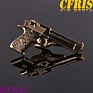 Latest Design Cheep 3D Antique Gun Shape Tie Clip