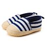 Latest Design Fancy Design Naval Stripe Toddler Casual Striped Shoes for Baby Boy