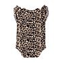 Latest Design Infant&Toddler Leopard Print Clothes Newborn Baby Girls Clothing Romper