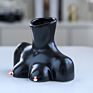 Latest Human Body Vaas Nordic Bust Body Art Flower Vases Statue Black White Female Body Vase Mold