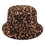 Leopard Basin Hat Trend Printing Fisherman Hat Spring Outdoor Leisure Sun Hat