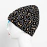 Leopard Print Style Beanie Hat plus Velvet Warm Ladies Hat Outdoor Ski Hat