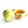 Light Color Ceramic Dinnerware Emotion Ceramic Big Soup Mug