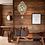 Light Luxury Style Brass Wall Clock for Villa Living Room Decoration Clock European Vintage Hanging Clock