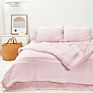 Linen Bedding Sets Customized Solid Colors Flax Linen Bed Sheet Set