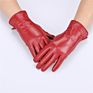 Lining Female Real Durable Lambskin Sheepskin Leather Gloves Women For