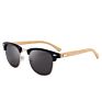 Logo Gafas Promotion Wood Bamboofashion Uv400 Women Plastic Sun Glasses Sunglasses