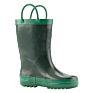 Long Green Gumboots Children's Waterproof Shoes Rubber Rain Boots for Kids