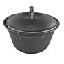 Long Handle round Cast Iron Pot Pre Seasoned Cookware Skillet for Camping