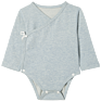 Long Sleeve Plant Dying 100% Organic Cotton Kimono Baby Romper for Newborn Baby