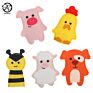 Lovely 10Pcs Set Baby Kids Cartoon Hand Finger Puppets Animal Mini Felt Finger Puppets