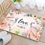 Lowest Price Velvet Foot Mat anti Slip Rug 3D Door Mat for Home
